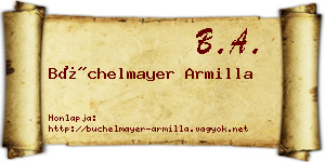 Büchelmayer Armilla névjegykártya